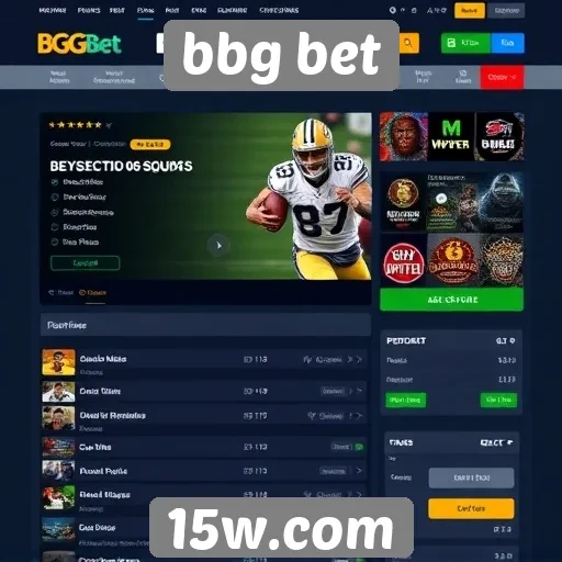 A interface de usuário do bbg bet é intuitiva